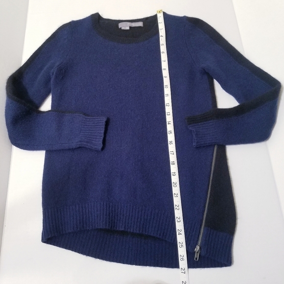 🌸 360 Sweater | 100% Cashmere Color Block Sweater S - Picture 6 of 12